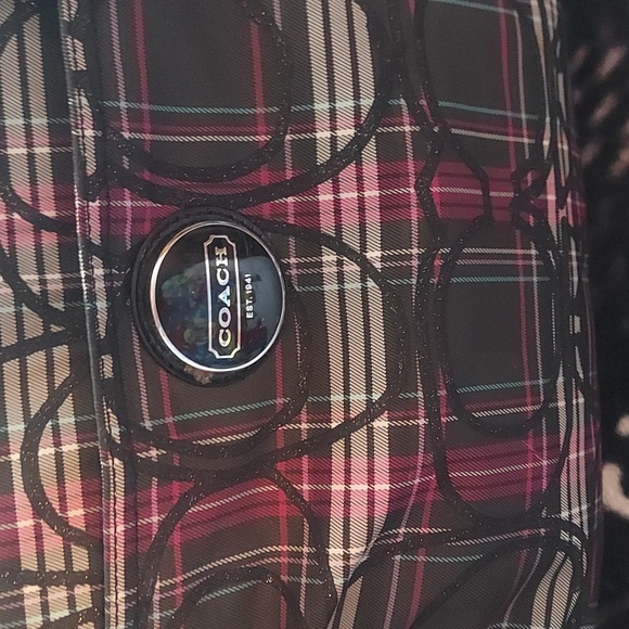 COACH Madras/Tartan 5 Pc. Set - Picture 3 of 16